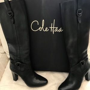 Cole Haan Black Tall Leather boot